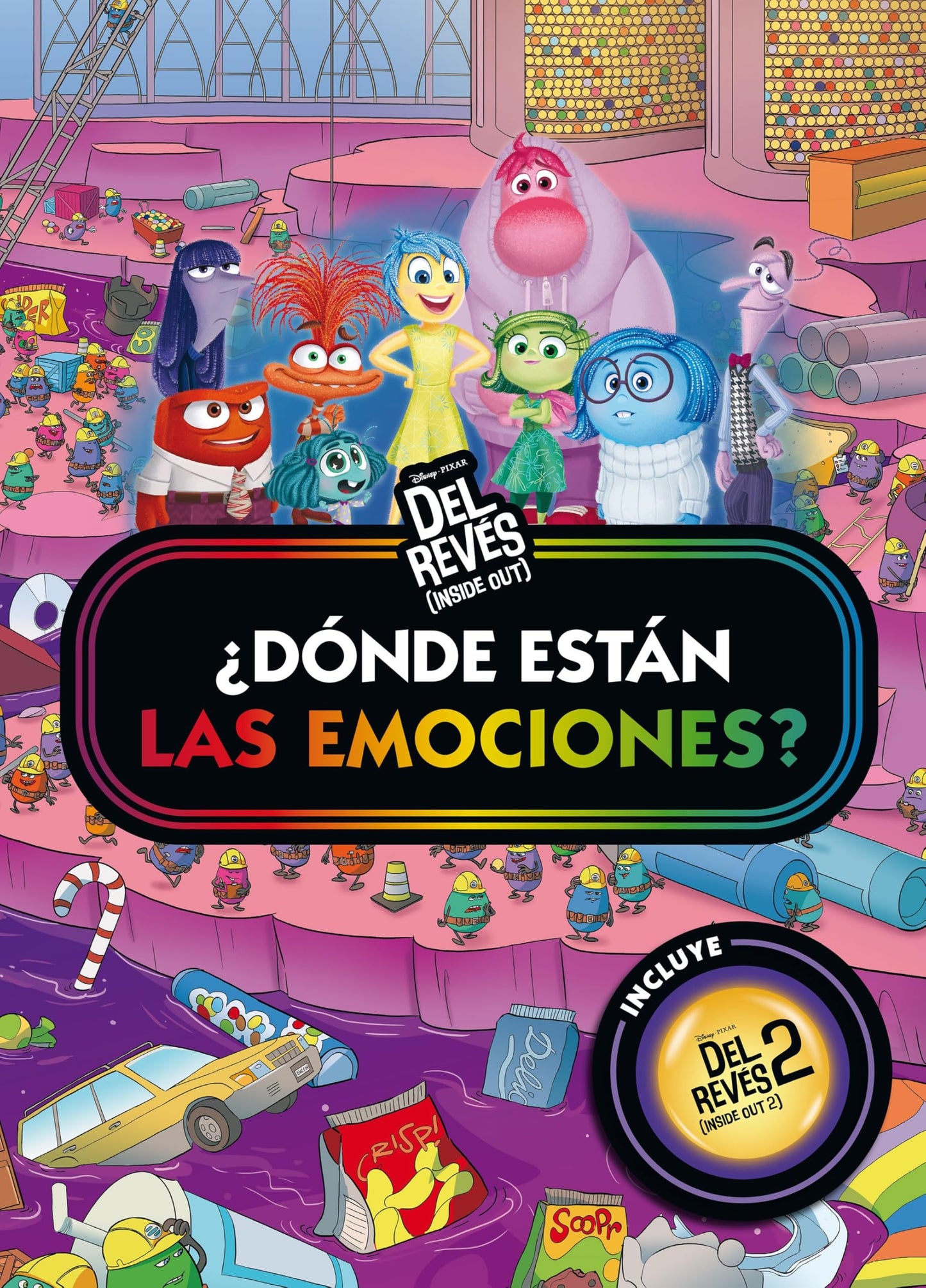 Libro: Del revés. ¿Dónde están las emociones? (¿Dónde está?)