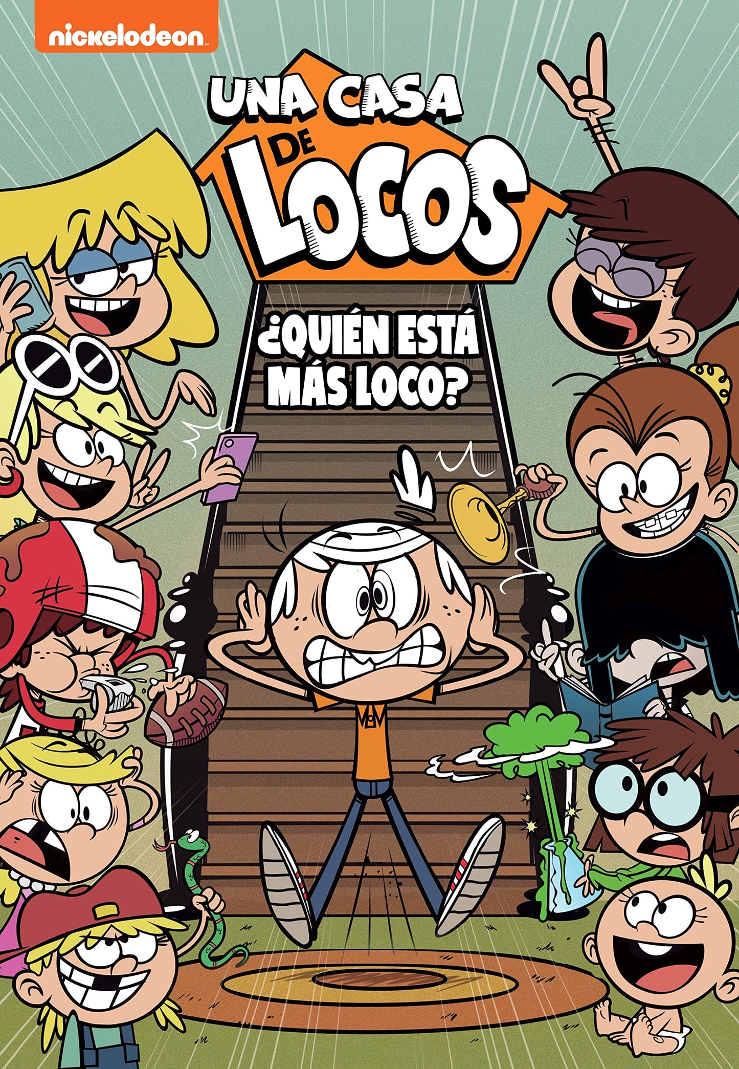 Libro: Una casa de locos. Cómic 11 - ¿Quién está más loco? (Nickelodeon)