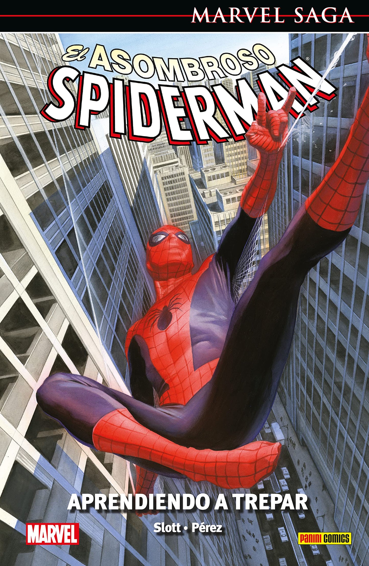 Libro: Reedición marvel saga el asombroso spiderman 45. aprendiendo a trepar