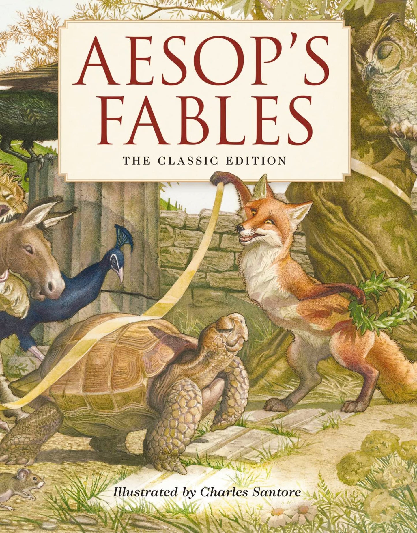Libro: Aesop's Fables Hardcover: The Classic Edition by acclaimed illustrator, Charles Santore (Charles Santore Children's Classics)