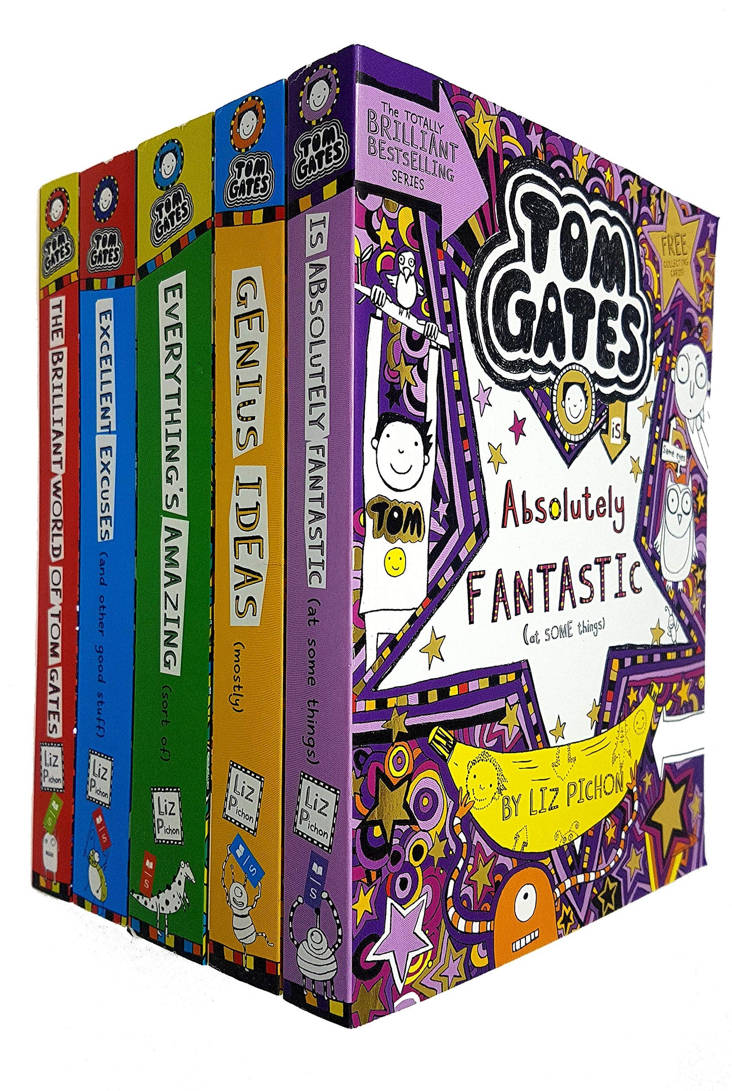 Libro: Tom Gates 5 books collection set by Liz Pichon