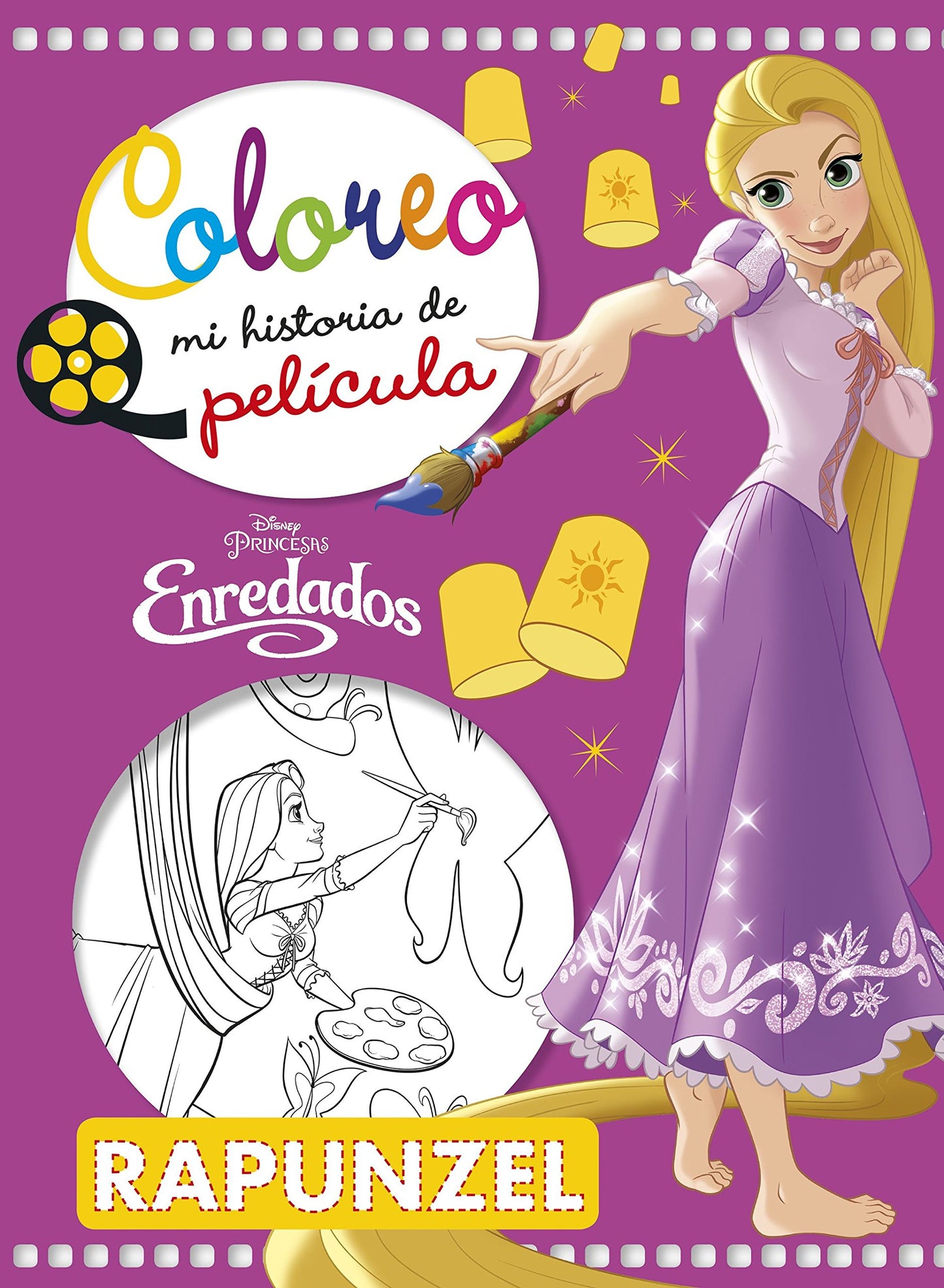 Libro: Enredados. Coloreo mi historia de película (Disney. Enredados)