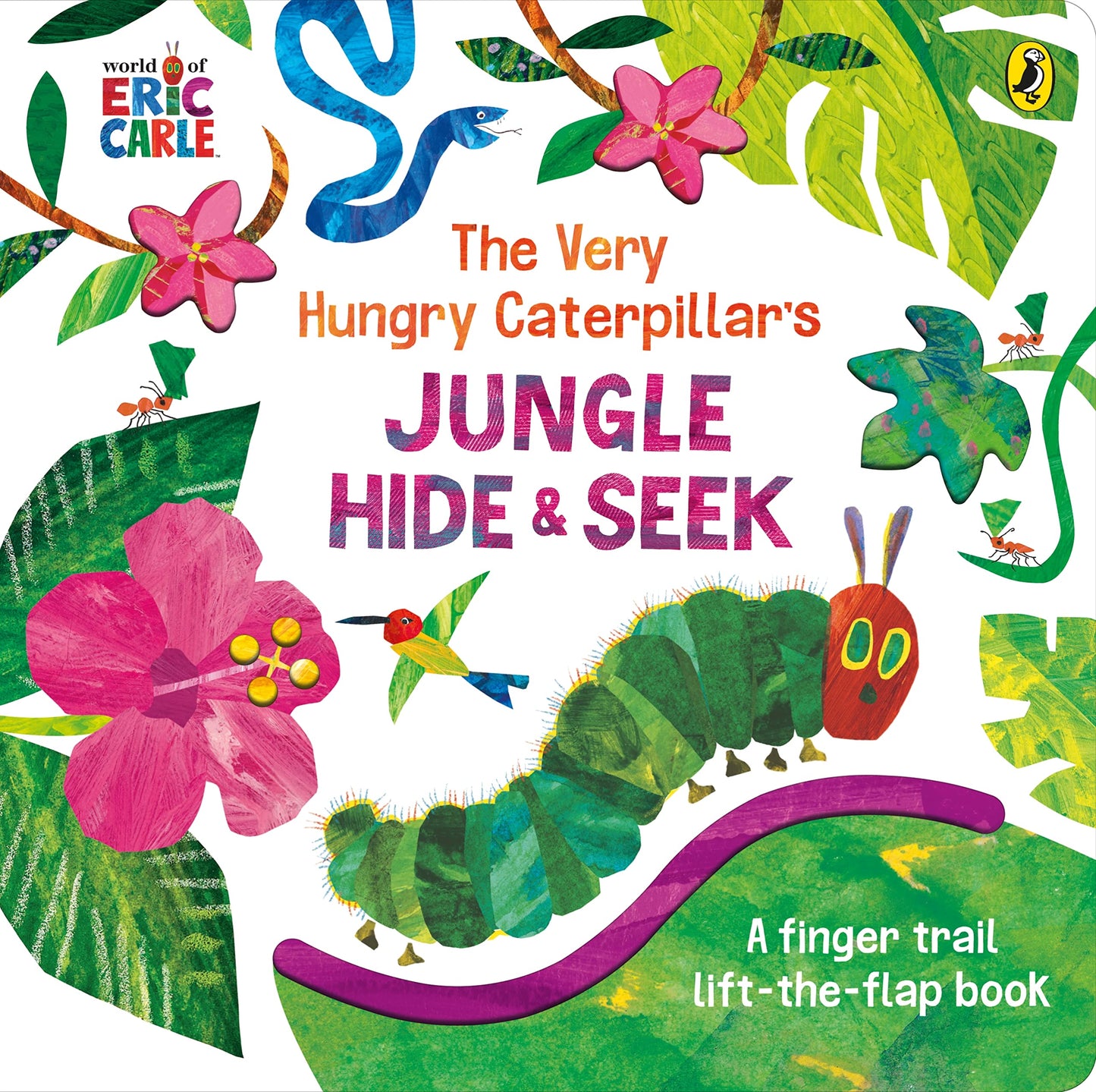 Libro: The Very Hungry Caterpillar's Jungle Hide and Seek: A Finger Trail Lift-the-Flap Book