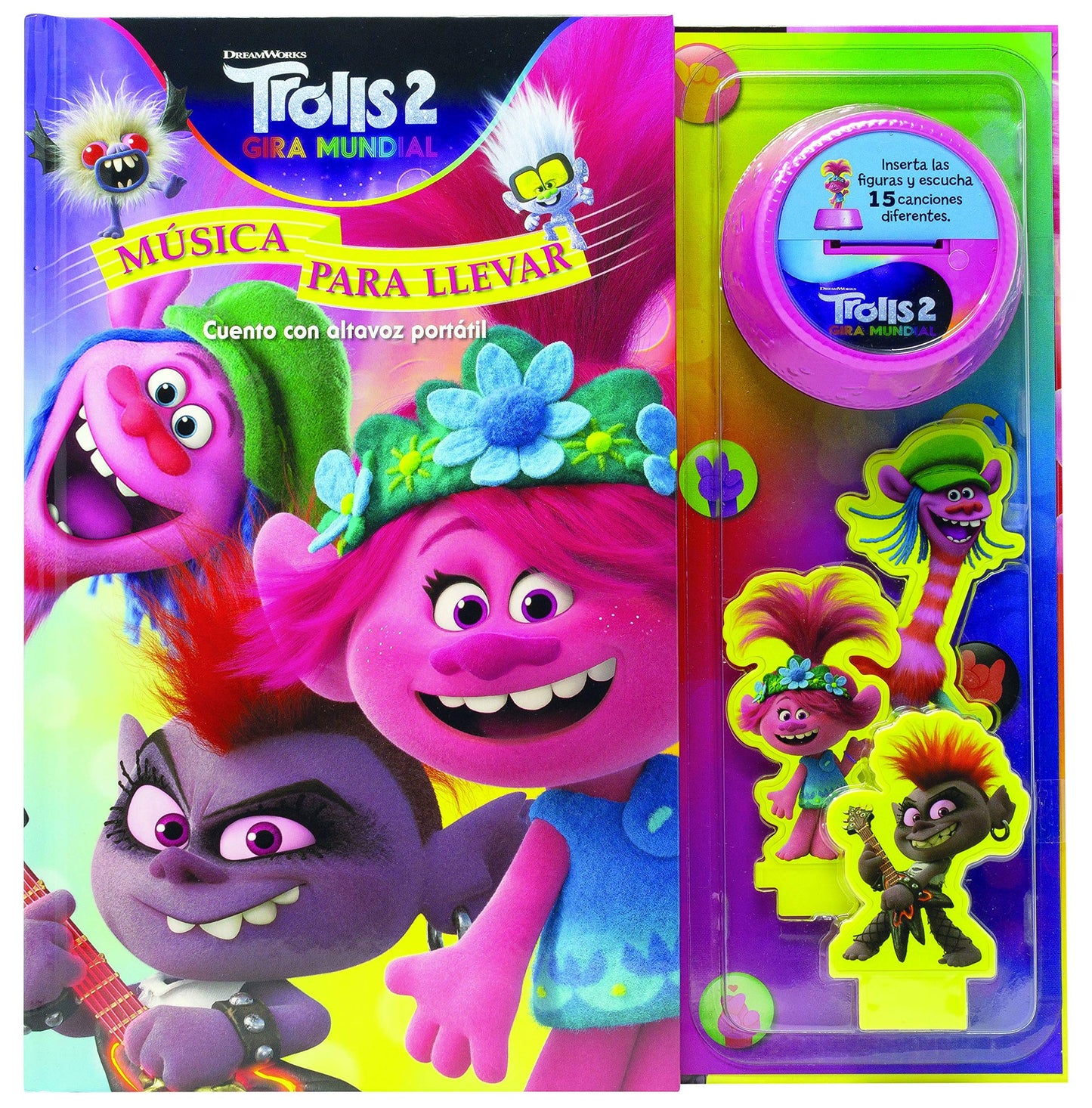 Trolls 2. Música para llevar: Cuento con altavoz portátil (Dreamworks. Trolls 2)