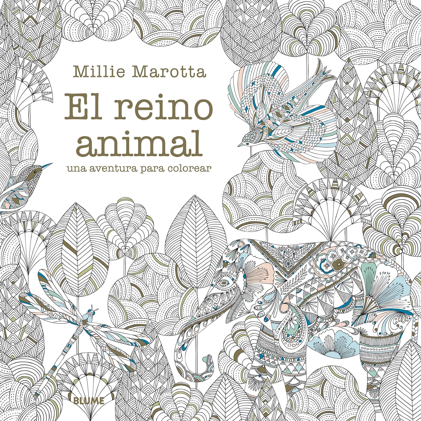 Libro: El reino animal: Una aventura para colorear (ARTE TERAPIA)