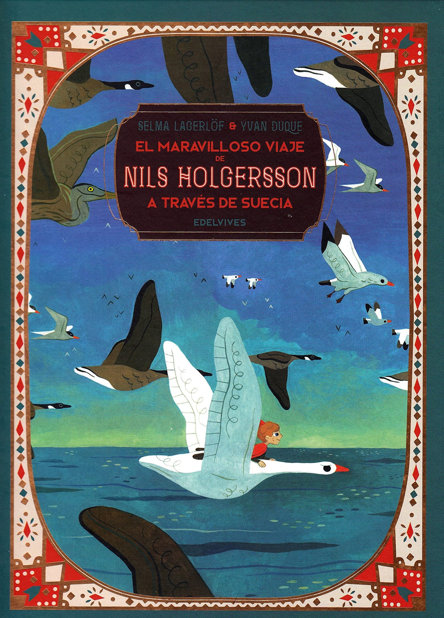 Libro: El maravilloso viaje de Nils Holgersson a través de Suecia (Clásicos ilustrados)
