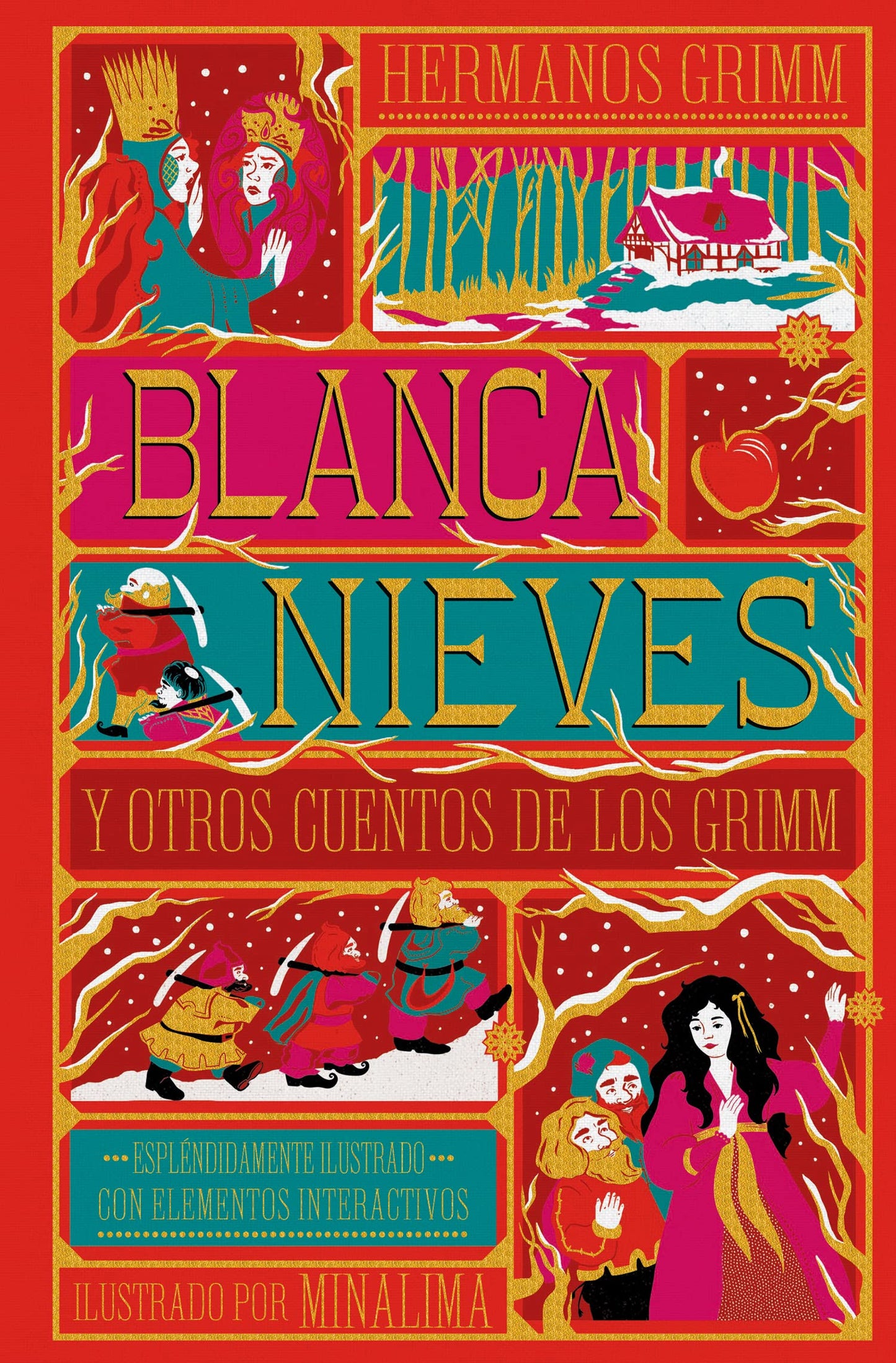 Libro: Blancanieves: y otros cuentos de los Grimm (Clásicos ilustrados de MinaLima)