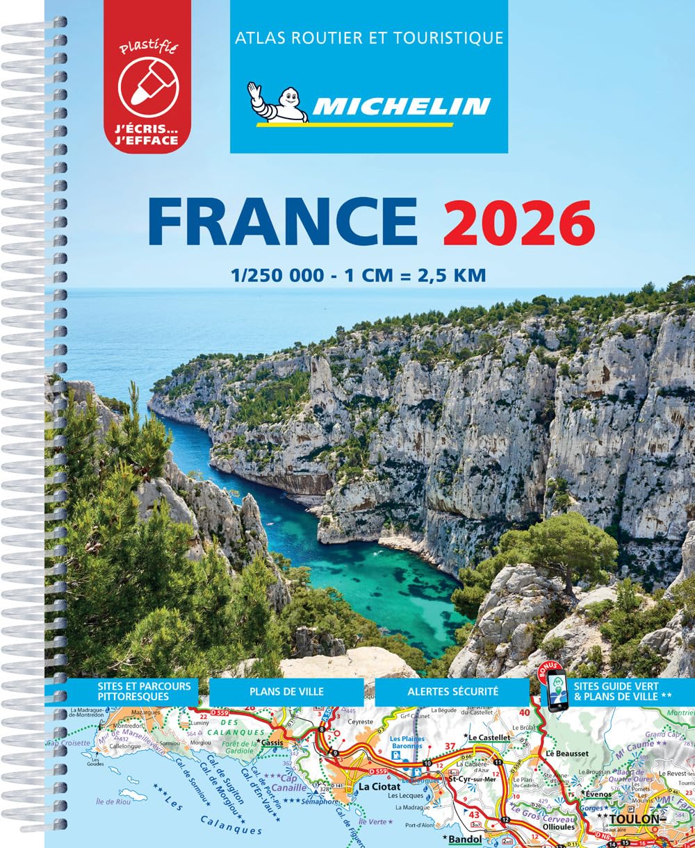 Libro: Atlas France 2026 Plastifié