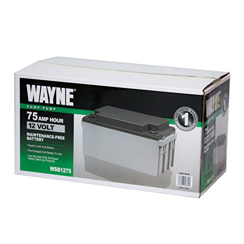 Batería-sin-mantenimiento-Wayne-WSB1275-de-75-Ah-recomendada-para-Wayne-ESP25,-Wayne-WSS30VN-y-Wayne-Basement-Guardian