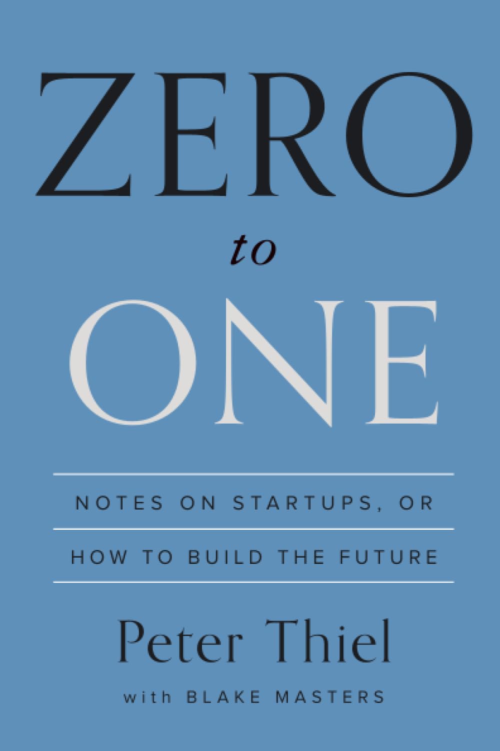 Libro: Zero to One Export