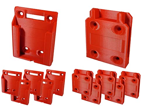Para-Bauer-20V-inalámbrico---Soportes-para-herramientas-y-baterías---Paquete-de-12---6-soportes-para-herramientas-+-6-soportes-para-baterías
