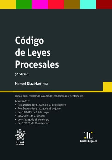 Libro: Código de Leyes Procesales 3ª Edición 2024