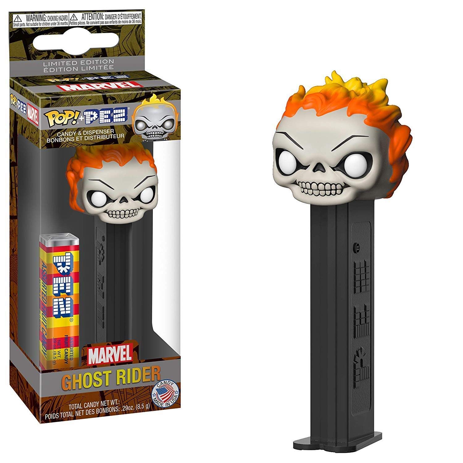 Funko Pop! PEZ: Marvel - Ghost Rider, Multicolor