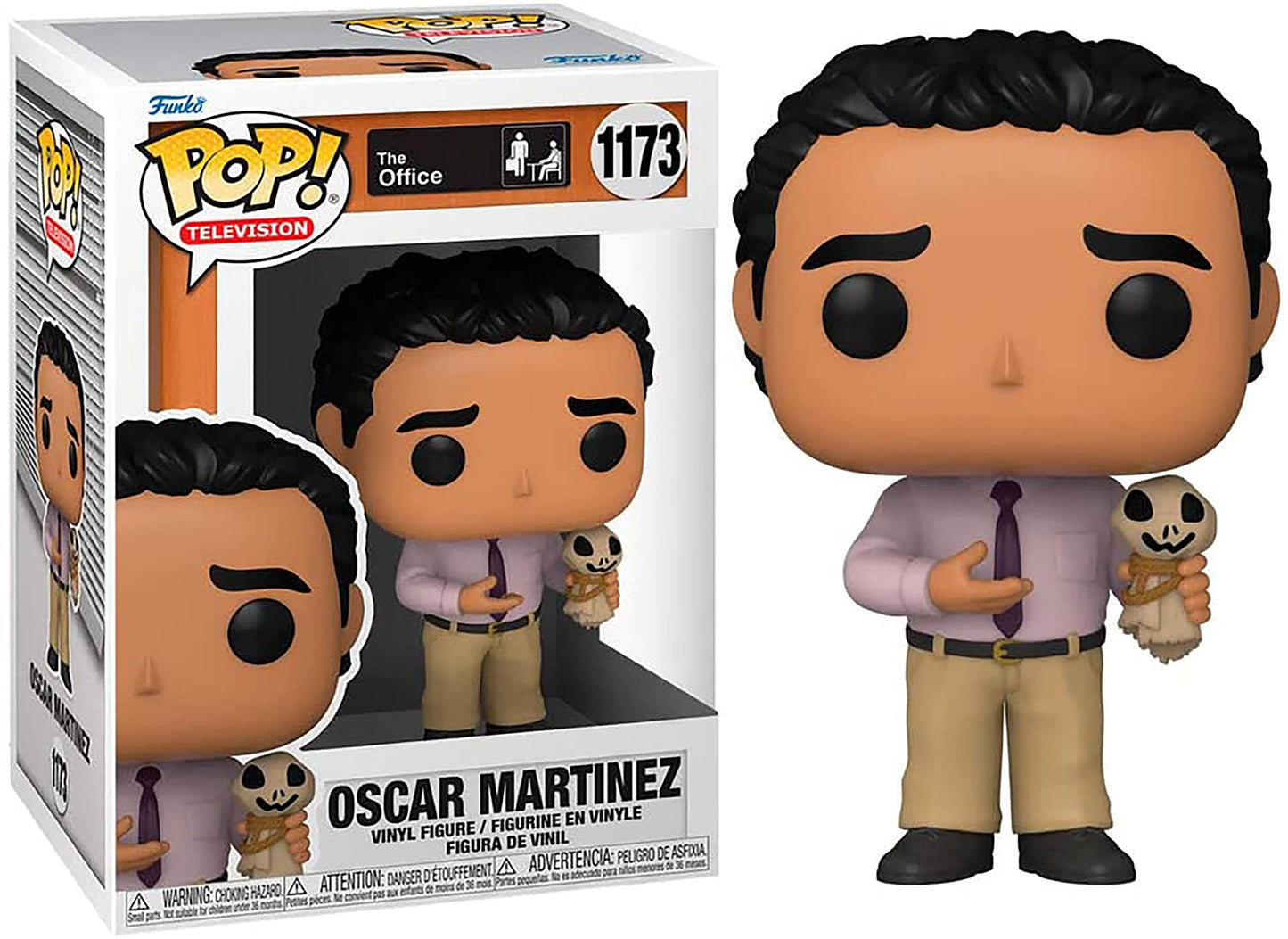 Funko POP TV: The Office - Oscar with Scarecrow, Multicolor, 3.75 Pulgadas (57397)
