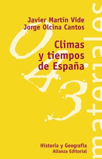 Libro: Tiempos y climas de España (El Libro Universitario. Materiales, 3494043) (Spanish Edition)