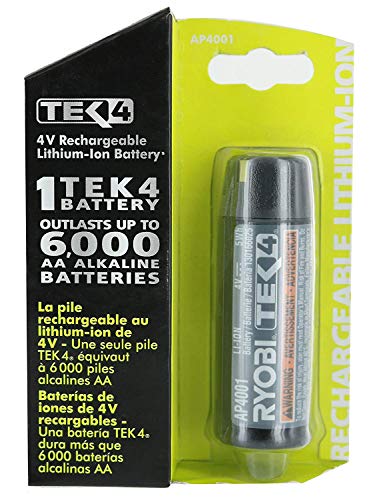 Batería-recargable-compacta-de-iones-de-litio-Ryobi-AP4001-Original-OEM-Tek4e-de-4-voltios-(cargador-no-incluido,-solo-batería)