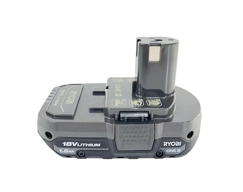 Batería-recargable-compacta-de-liberación-rápida-inalámbrica-Ryobi-P189-One+-de-iones-de-litio-de-18-voltios-y-1,5-Ah