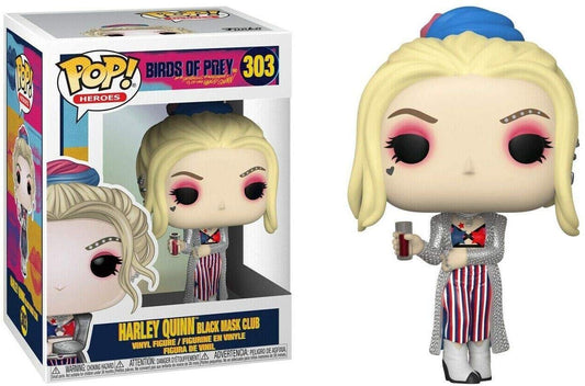 Funko Heroes: Harley Quinn-POP Collectible Figura, Multicolour, 3.75 Pulgadas