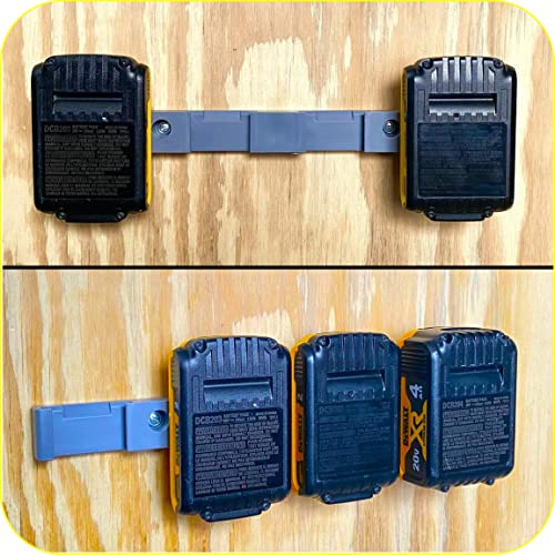 Portapilas-para-4-baterías-Dewalt-de-20-V-|-Portapilas-Dewalt-de-20-V-|-Almacenamiento-de-baterías-Dewalt-|-Soporte-de-pared-para-baterías-Dewalt-de-20-V