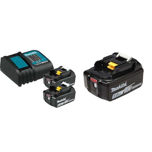 Paquete-de-inicio-de-batería-y-cargador-de-iones-de-litio-Makita-BL1840BSC2-LXT®-de-18-V-(4,0-Ah)-con-batería-de-iones-de-litio-BL1850B-LXT®-de-18-V-(5,0-Ah)-de-regalo