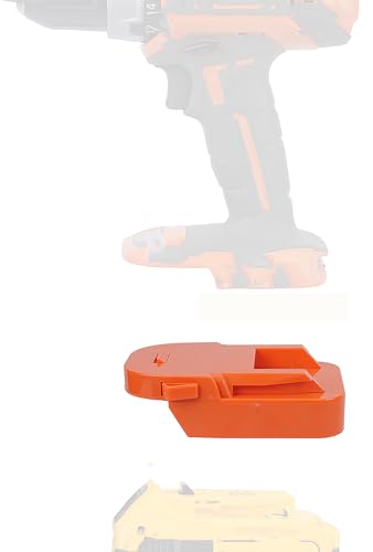 Adaptador-X-Adapter-1X-para-herramientas-inalámbricas-Ridgid-de-18-V-(no-avanzadas).-Compatible-con-baterías-de-litio-DeWalt-20-V-MAX-XR-DCB203-DCB205-(solo-adaptador,-negro).