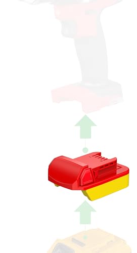 Adaptador-NovaQuantic-para-todas-las-herramientas-Milwaukee-M18-(excepto-las-V-18-anteriores).-Compatible-con-baterías-DeWalt-20V-MAX-para-alimentación.-Sin-función-de-carga.-Solo-1-adaptador-(versión-de-alta-compatibilidad).