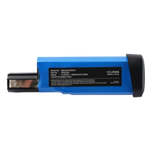 Batería-de-repuesto-Yunwa-de-10,8-V-para-Shark-WV201,-WV205,-WV200,-WV200UK,-WV220,-UV200CCO,-Ion-W1,-XFBT200,-XFBT200EU,-XFBT200J,-2500-mAh