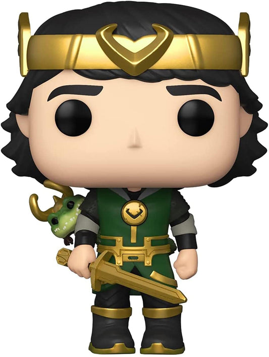 Funko POP Marvel: Loki - Kid Loki, Multicolor, 3.75 Pulgadas