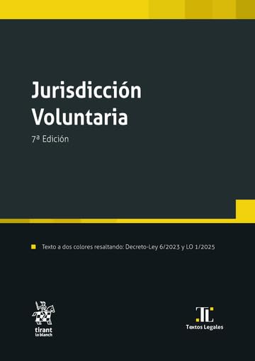 Libro: Jurisdicción Voluntaria 7ª Edición (Textos legales)