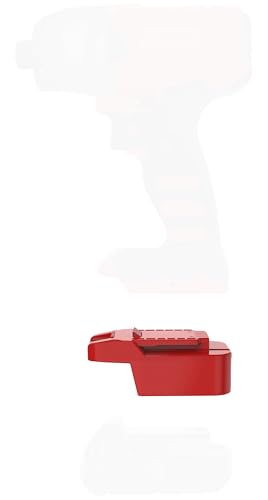 Adaptador-compatible-con-herramientas-inalámbricas-Bauer-de-20-V-para-baterías-de-litio-deslizantes-Milwaukee-M18-RED-(no-V18)---Solo-adaptador