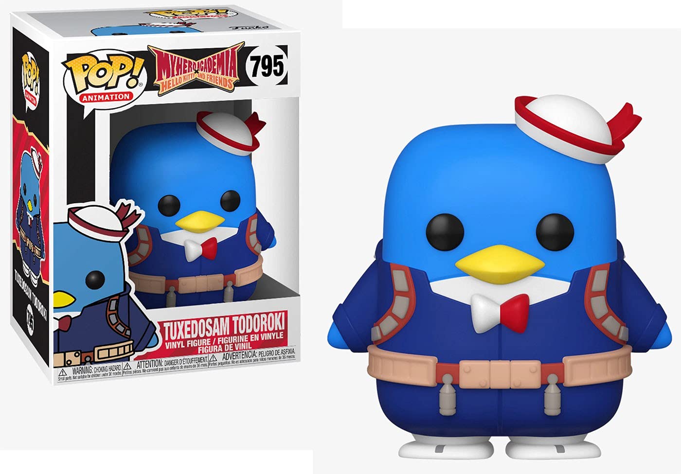 Funko Pop! Animación: Sanrio/Mi Academia de Héroes - Tuxedo Sam-Shoto, Multicolor