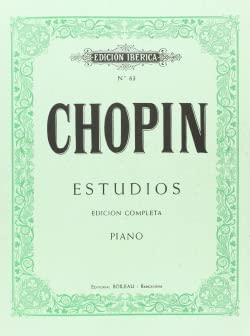 Libro: CHOPIN - Estudios Completos para Piano (Iberica)
