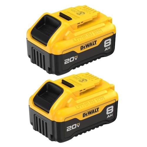 Baterías-DEWALT-20V-MAX*-XR,-8,0-Ah,-paquete-de-2-(DCB208-2)