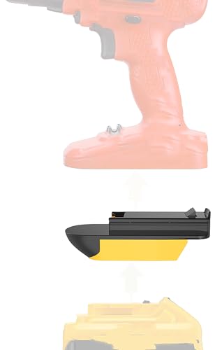 Adaptador-X-(1-adaptador,-solo-compatible-con-herramientas-inalámbricas-Black-&-Decker-antiguas-de-18-V).-Compatible-con-baterías-de-litio-deslizantes-DeWalt-20-V-MAX-XR-DCB205.-Solo-adaptador-(DW-OLD-18BD).