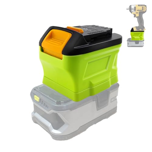 Adaptador-para-herramientas-Ryobi-a-Dewalt,-para-batería-Ryobi-de-18-V,-compatible-con-baterías-Dewalt-de-20-V-DCB204,-DCB207-y-DCB206.-Compatible-con-taladro/destornillador-de-impacto-inalámbrico-DEWALT-de-20-V-MAX.