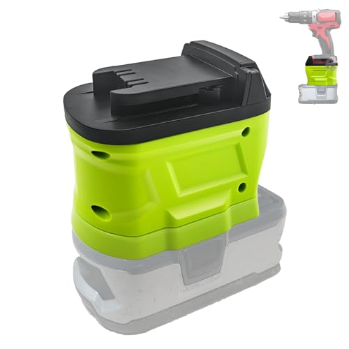 DEWDYS-para-adaptador-M18-para-batería-Ryobi-a-herramientas-Milwaukee-18V-M18,-conversión-para-batería-Ryobi-18V-one+-para-usar-con-herramientas-eléctricas-inalámbricas-Milwaukee-M18-de-18-voltios.