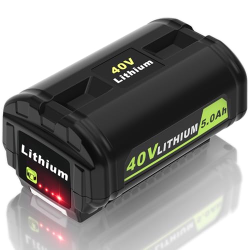 Batería-de-iones-de-litio-Koedsion-de-alta-capacidad-de-40-V-y-5000-mAh,-compatible-con-las-baterías-Ryobi-de-40-V-OP4040,-OP4020,-OP4060-y-OP4050.-Compatible-con-herramientas-eléctricas-inalámbricas-Ryobi-HP-de-40-V-y-cargadores.