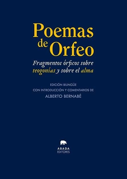 Libro: Poemas de Orfeo