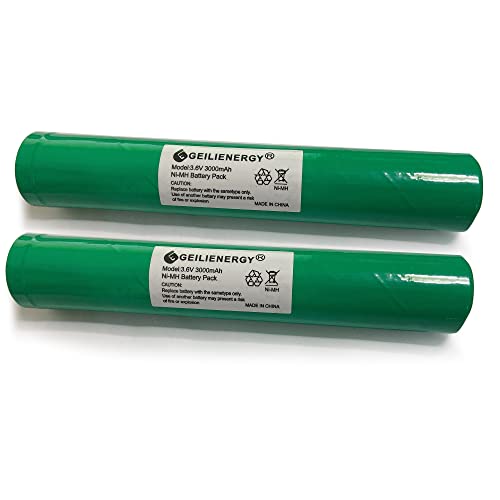 Batería-GEILIENERGY-75375-de-3,6-V-y-3000-mAh,-compatible-con-linternas-LED-Stinger-75375,-75175-y-75176-HP,-XT,-DS,-PolyStinger,-Pelican-M9-y-FL126-(paquete-de-2)