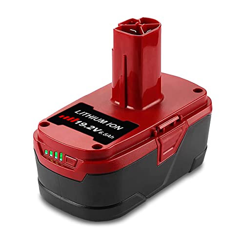 Batería-de-iones-de-litio-Atcuji-C3-de-6,5-Ah-y-19,2-V-de-alta-capacidad,-compatible-con-CRAFTSMAN,-batería-de-19,2-V,-herramientas-C3,-XCP,-19,2-V,-4,0-Ah,-72-Wh,-315.PP2030,-130211030,-2,6-Ah,-48-Wh,-PP2025,-PP2020,-PP2011,-paquete-de-batería-de-19,2-V