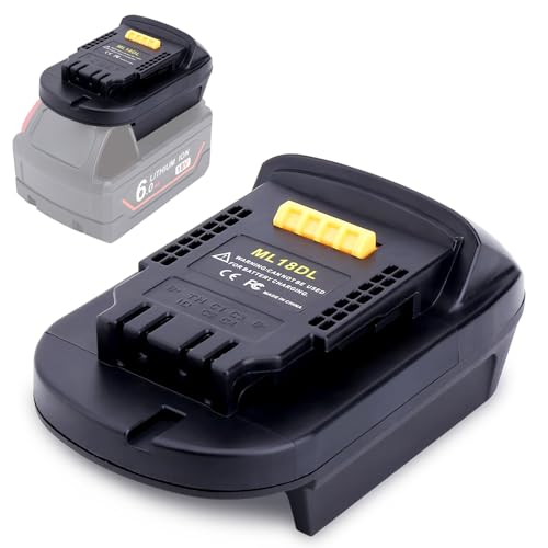 Adaptador-Biswaye-ML18DL-compatible-con-herramientas-Dewalt-20V-Max,-compatible-con-batería-de-litio-Mil-Waukee-M-18-de-18-V-para-reemplazo-de-batería-de-litio-DeWalt-20-Volt-MAX