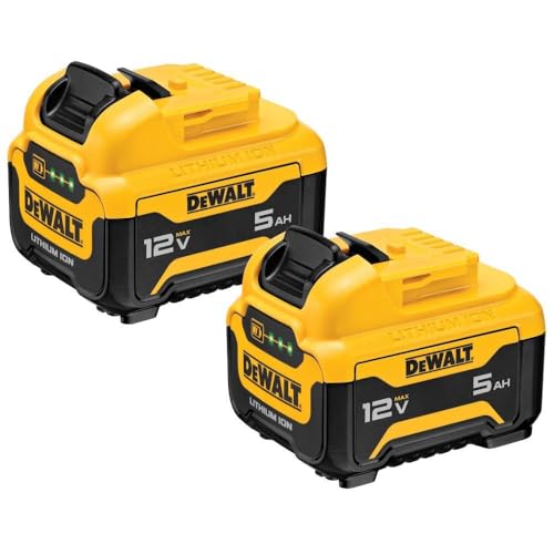 Batería-DEWALT-12-V-MÁX.-5-Ah,-iones-de-litio,-paquete-de-2-(DCB126-2)