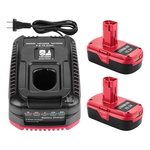Paquete-de-2-baterías-Powilling-de-4.0-Ah-para-baterías-de-litio-Craftsman-de-19.2-voltios-C3-XCP-130279005-1323903-130211004-11045-con-cargador-Craftsman-de-19.2-voltios