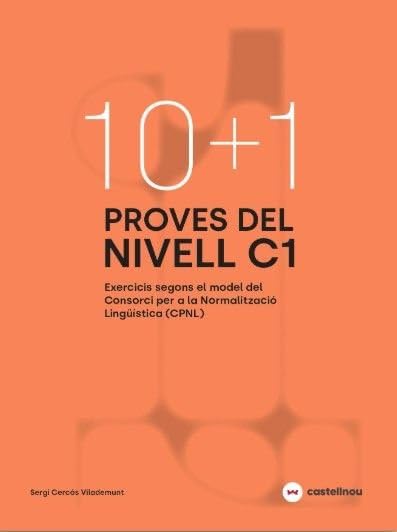 Libro: 10+1 Proves del nivell C1 segons el model de CPNL (Català per a adults)