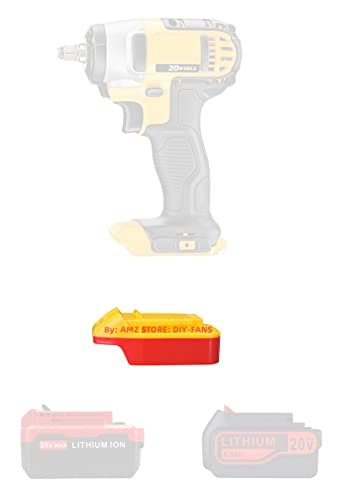 Adaptador-n.°-Compatible-con-baterías-de-litio-deslizantes-Porter-Cable/Black+Decker-de-20-V-(NO-las-antiguas-de-18-V).-Compatible-con-herramientas-inalámbricas-DeWalt-20-V-MAX-XR-(existencias-en-EE.-UU.).-Solo-adaptador.