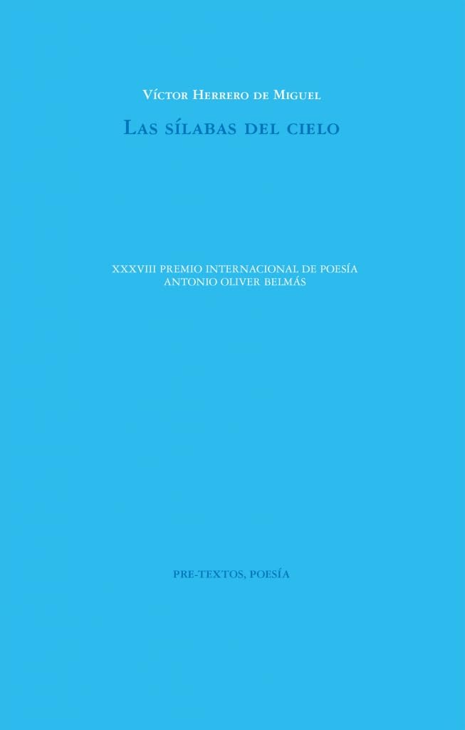 Libro: Las sílabas del cielo (POESÍA)