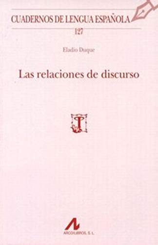 Libro: Las relaciones de discurso