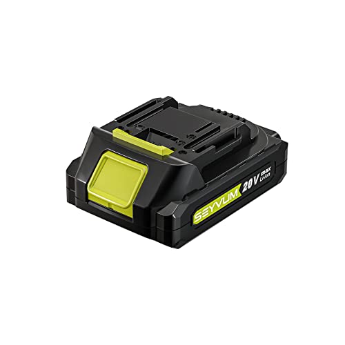 Batería-de-iones-de-litio-SEYVUM-20V-MAX-de-1,5-Ah,-batería-recargable-de-repuesto-de-20-V-para-herramientas-eléctricas-de-patio
