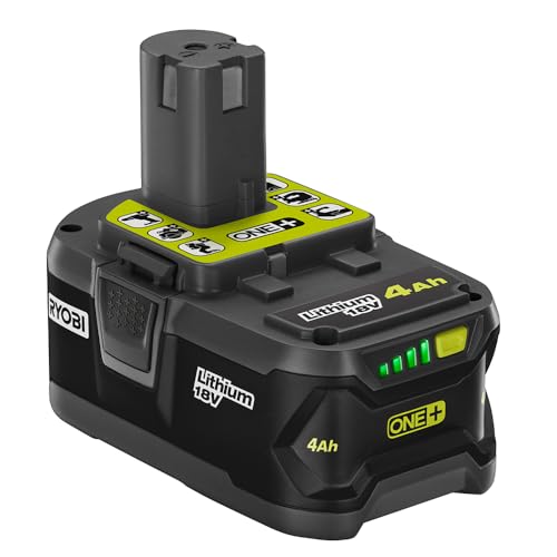 Batería-Ryobi-P197-ONE-+-(PLUS)-Compatible-Reemplaza-P108-Batería-recargable-de-iones-de-litio-de-18-V,-4,0-Ah/72-Wh-Listada-por-UL-Batería-individual-de-recarga-más-rápida-con-indicador-de-combustible