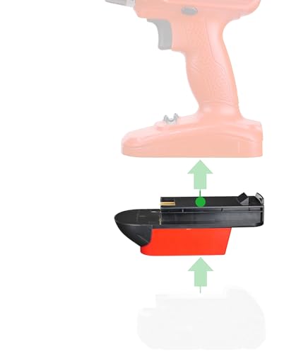 Adaptador-X-(1-adaptador-solamente)-Compatible-con-herramientas-inalámbricas-Black-&-Decker-antiguas-de-18-V-Compatible-con-baterías-de-litio-Milwaukee-M18-Red-(solo-adaptador)